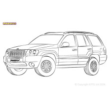 Silent Bloc Powerflex Jeep Grand Cherokee WG & WJ (1999-2004)