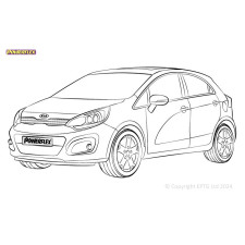 Silentblock Powerflex Kia Rio UB & SC (2011-)