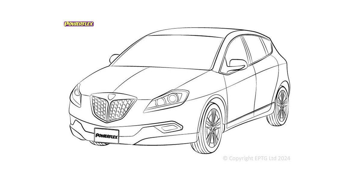Silentblock Powerflex Lancia Delta Gen 3 (2008 - 2014)