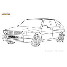 Silent Bloc Powerflex Lancia Delta HF Integrale e Evo (1986 - 1995)
