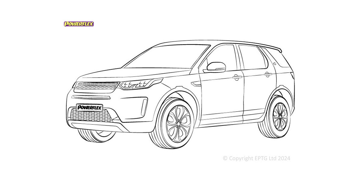 Silentblock Powerflex Land Rover Discovery Sport 1 LR550 (2014 - 2019)