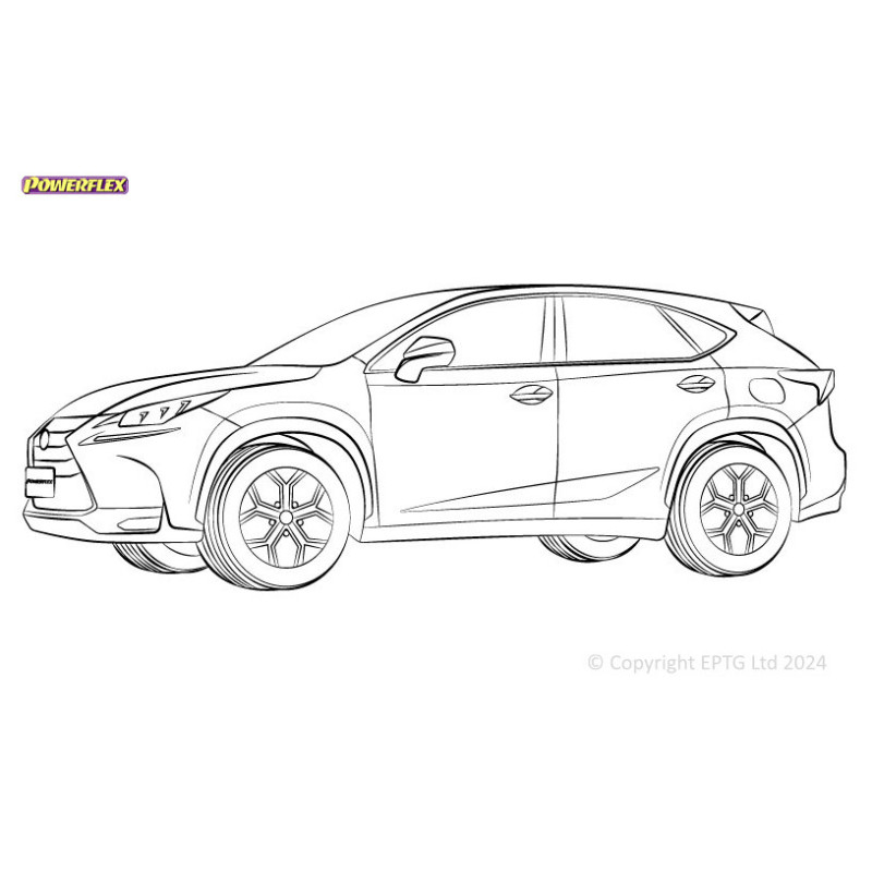 Silent Bloc Powerflex Audi TT / TTRS Mk3 FV/8S (2014-)Array
