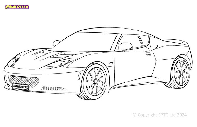 Silent Bloc Powerflex Lotus Evora (2010 - 2021)Array