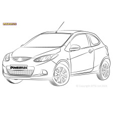 Silent Bloc Powerflex Mazda 2 DE (2007-)