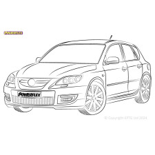 Silentblock Powerflex Mazda 3 BK (2004-2009)