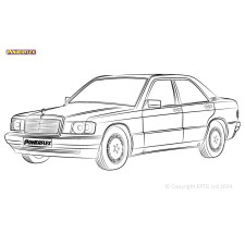 Silent Bloc Powerflex Mercedes-Benz 190 W201 (1982 - 1993)