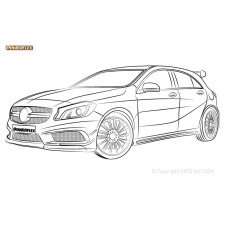 Silent Bloc Powerflex Mercedes-Benz Classe A W176, incl. A45 AMG (2012-2017)