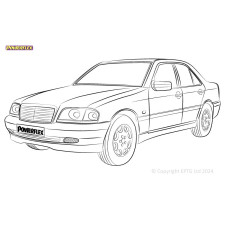 Silent Bloc Powerflex Mercedes-Benz Classe C W202 (1994 - 2000)