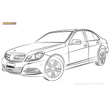 Silent Bloc Powerflex Mercedes-Benz Classe C W204/C204, incluindo AMG (2008-2015)