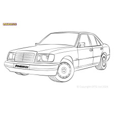 Silent Bloc Powerflex Mercedes-Benz Classe E W124 (1984 - 1996)