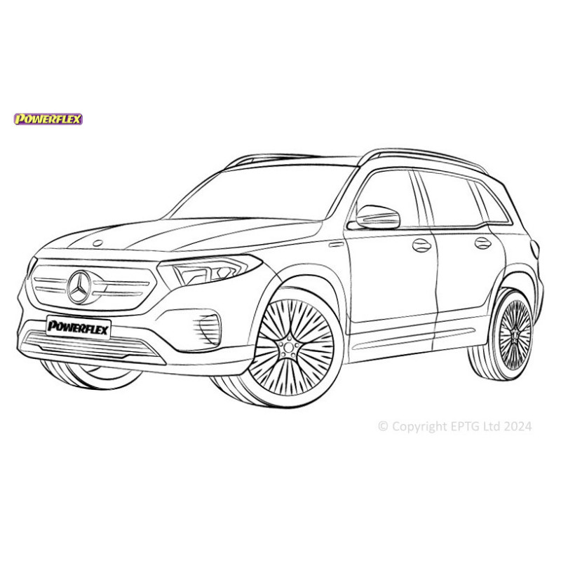 Silentblock Powerflex Mercedes-Benz EQB (2022-)Array