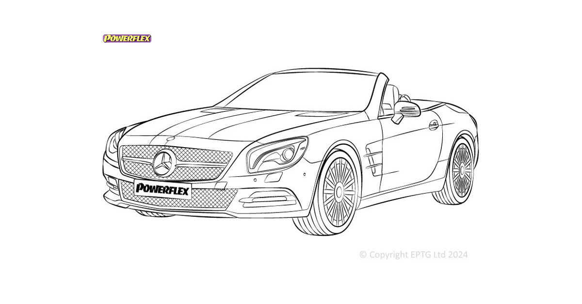 Silentblock Powerflex Mercedes-Benz SL R231 (2011-2020)