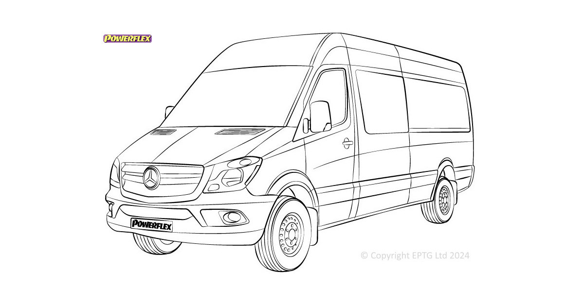 Silentblock Powerflex Mercedes-Benz Sprinter 906 (2007-)