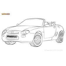 Silent Bloc Powerflex MG MGF (1995 - 2002)