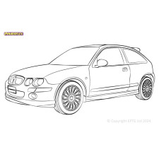Silentblock Powerflex MG ZR (2001-2005)