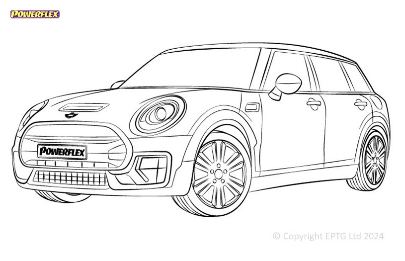 Silentblock Powerflex Mini F54 Clubman Gen 2 (2015-)Array