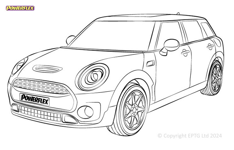 Silentblock Powerflex Mini R55 Clubman Gen 1 (2007 - 2014)Array