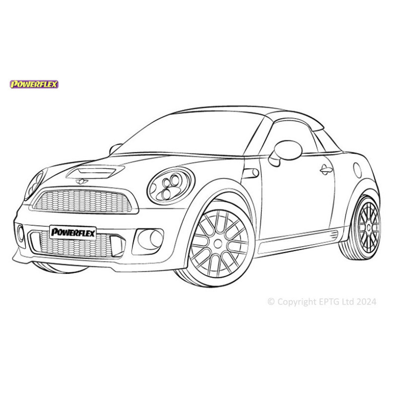 Silentblock Powerflex Mini R58 Coupe (2011 - 2015)Array