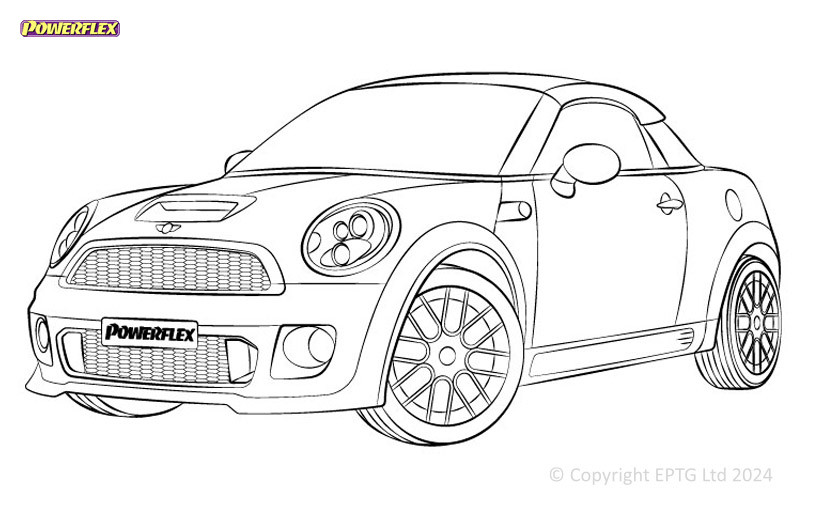 Silent Bloc Powerflex Mini R58 Coupe (2011 - 2015)Array