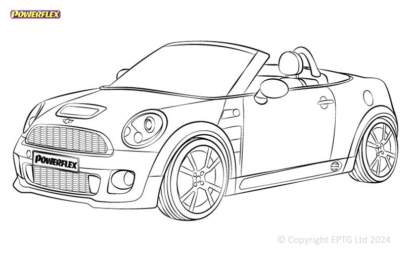 Silentblock Powerflex Mini R59 Roadster (2012 - 2015)Array