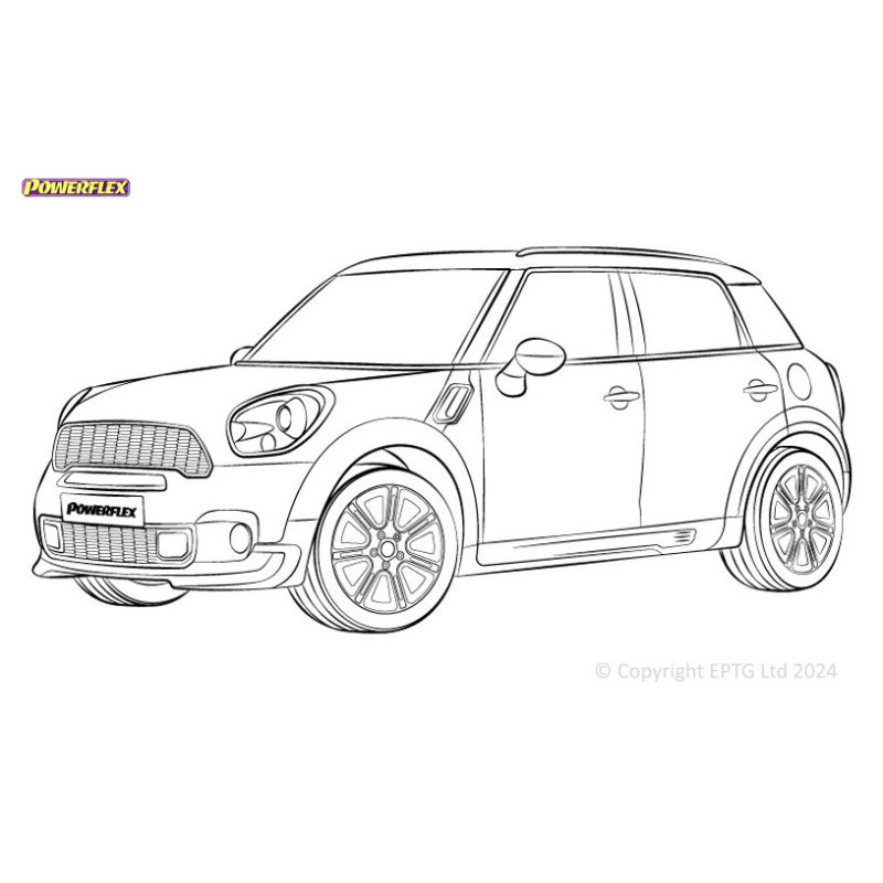 Silentblock Powerflex Mini R60 Countryman Gen 1 2WD (2010-2016)Array