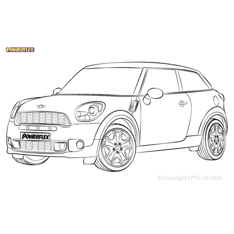 Silent Bloc Powerflex Mini R61 Paceman 4WD (2013-2016)Array