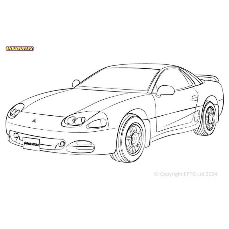 Silentblock Powerflex Mitsubishi 3000GT/GTO (1990 - 2000)Array