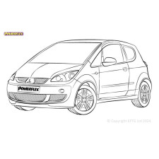 Silent Bloc Powerflex Mitsubishi Colt (2002 - 2012)