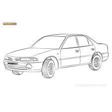 Silentblock Powerflex Mitsubishi Galant (1985 - 1993)