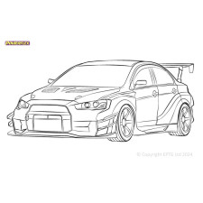 Silent Bloc Powerflex Mitsubishi Lancer Evolution X CZ4A (10/07 - 05/16)