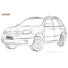Silent Bloc Powerflex Mitsubishi Outlander (2003 - 2013)