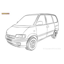 Silent Bloc Powerflex Nissan Largo C23 (1991 - 2001)