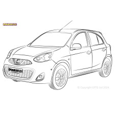 Powerflex Silentblock Nissan Micra K13 - Gen4 (2010 - 2017)