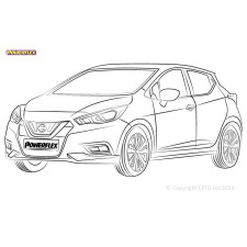 Silentblock Powerflex Nissan Micra K14 - Gen5 (2017-)