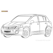 Silentblock Powerflex Nissan Note / Tiida (2006 - 2011)