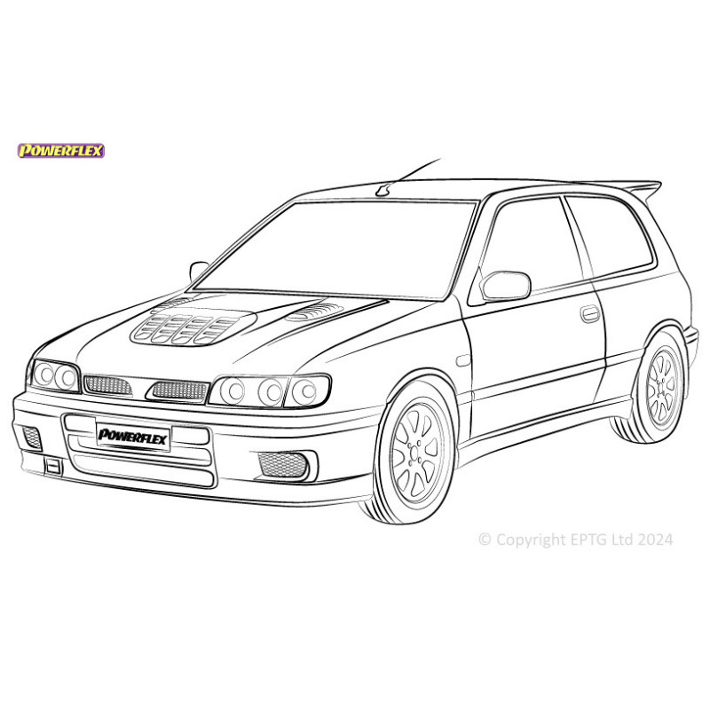 Silent Bloc Powerflex Nissan Pulsar/Sunny GTi-R (1990-1994)Array