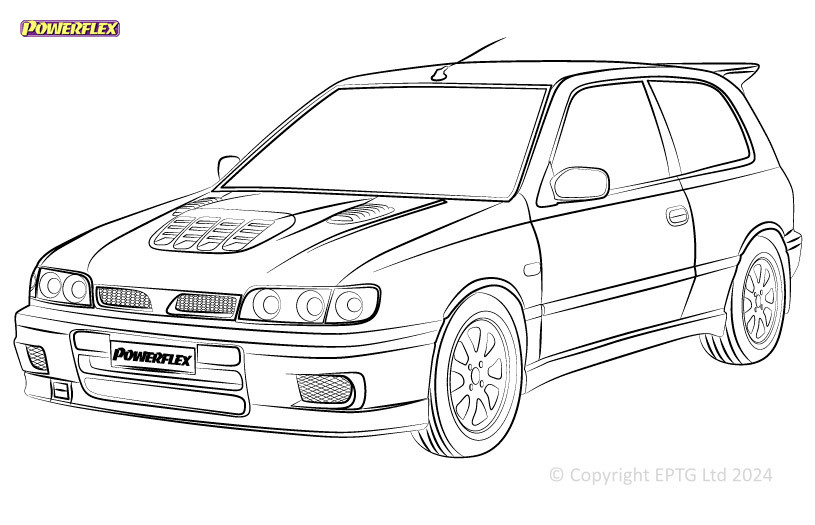 Silentblock Powerflex Nissan Pulsar/Sunny GTi-R (1990-1994)Array