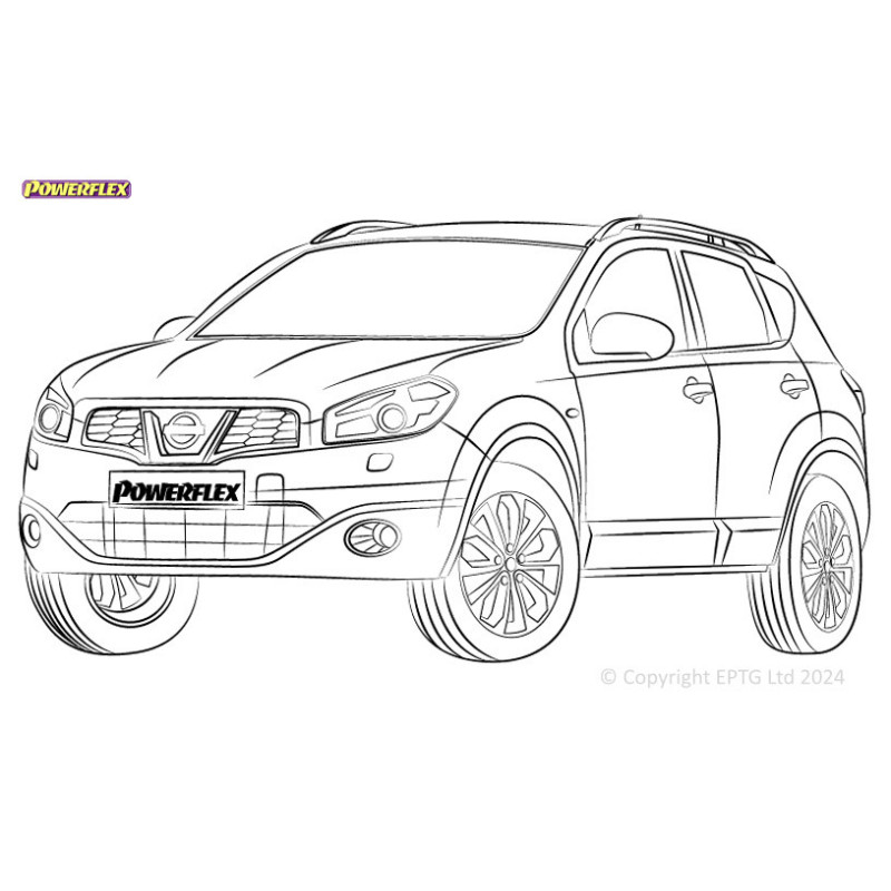 Silent Bloc Powerflex Nissan Qashqai J10 (2006 - 2013)Array