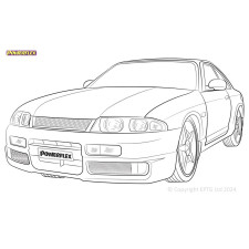 Silentblock Powerflex Nissan Skyline R33 2WD Incl. GTS & GTS25 (1993 - 1998)