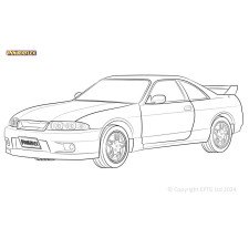 Silentblock Powerflex Nissan Skyline R33 4WD Incl. GT-R & GTS4(1993 - 1998)