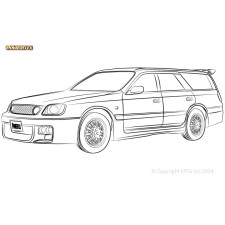 Silentblock Powerflex Nissan Stagea WC34 (1996 - 2001)