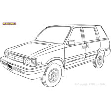 Silentblock Powerflex Nissan Stanza (1982 - 1986)