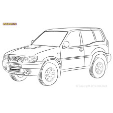 Silent Bloc Powerflex Nissan Terrano II R50 (1995 - 2005)