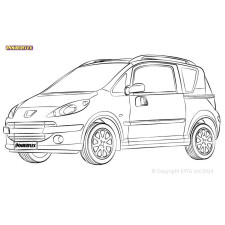Silent Bloc Powerflex Peugeot 1007 (2005-2009)