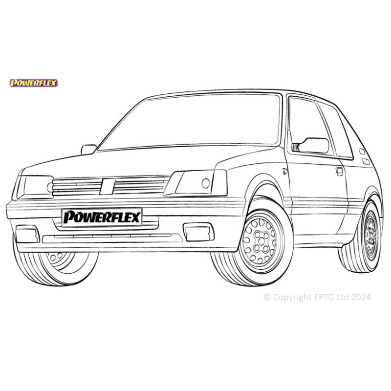 Silentblock Powerflex Peugeot 205 GTi(1985-1998)Array