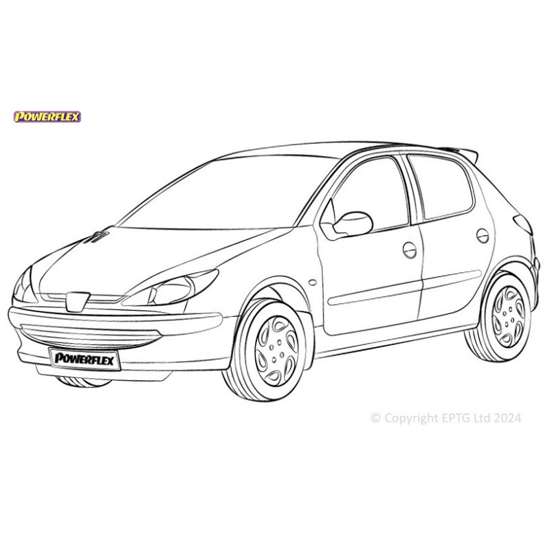 Silent Bloc Powerflex Peugeot 206 (1998-2006)Array