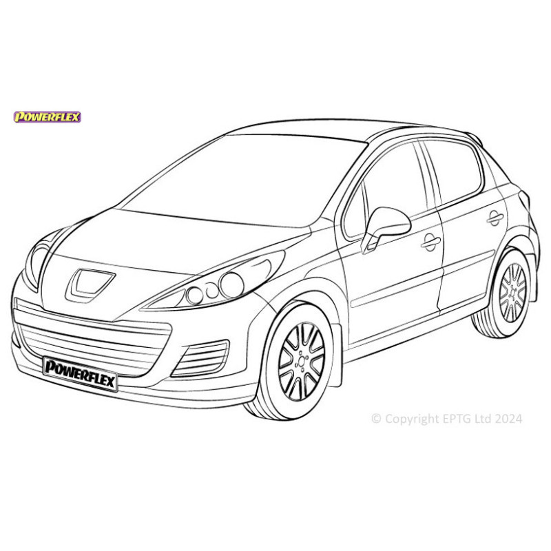 Silent Bloc Powerflex Peugeot 207 (2006-2014)Array