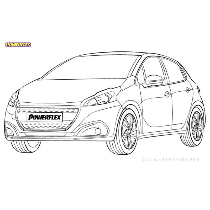 Silentblock Powerflex Peugeot 208 (2012-2019)Array
