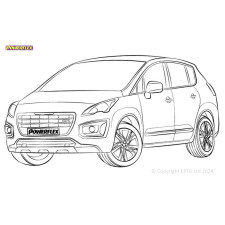 Silentblock Powerflex Peugeot 3008 MK1 (2008-2016)