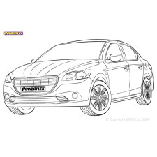 Silentblock Powerflex Peugeot 301 (2012-)